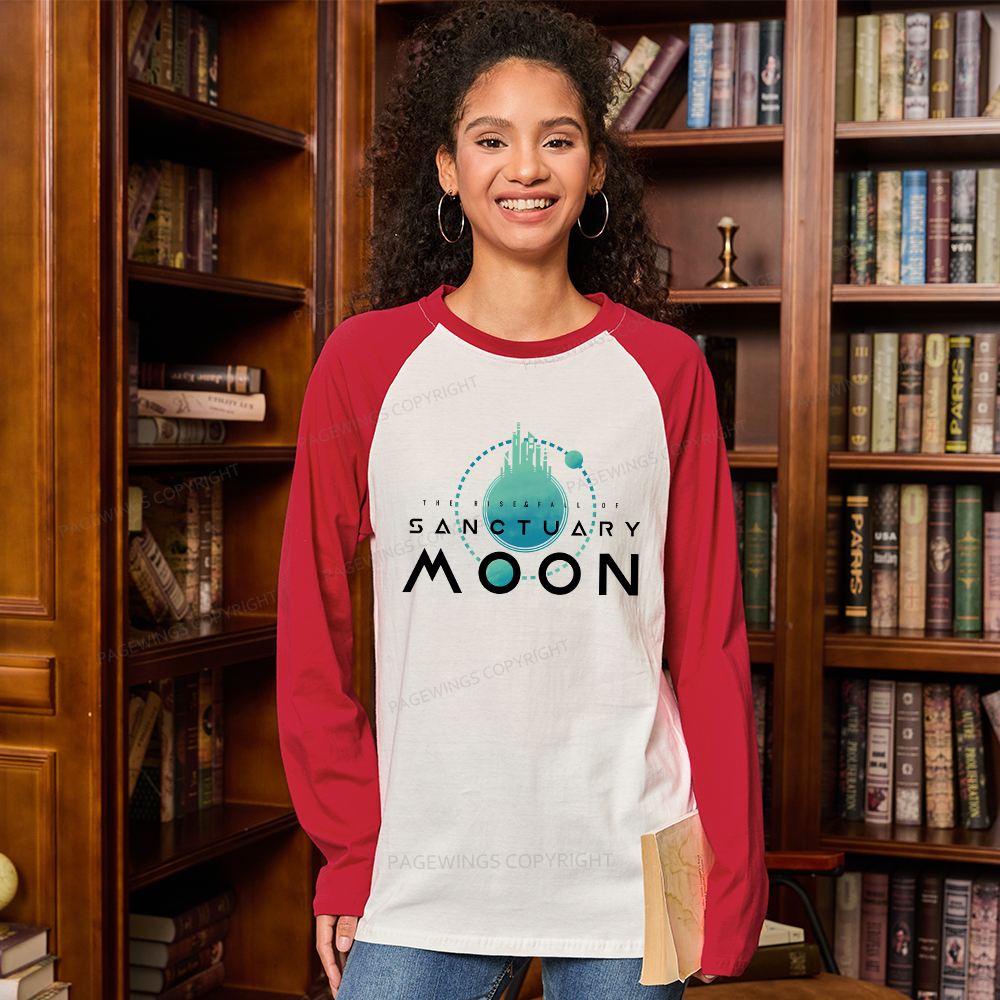 Pagewings Sanctuary Moon Long Sleeve Raglan T-shirt