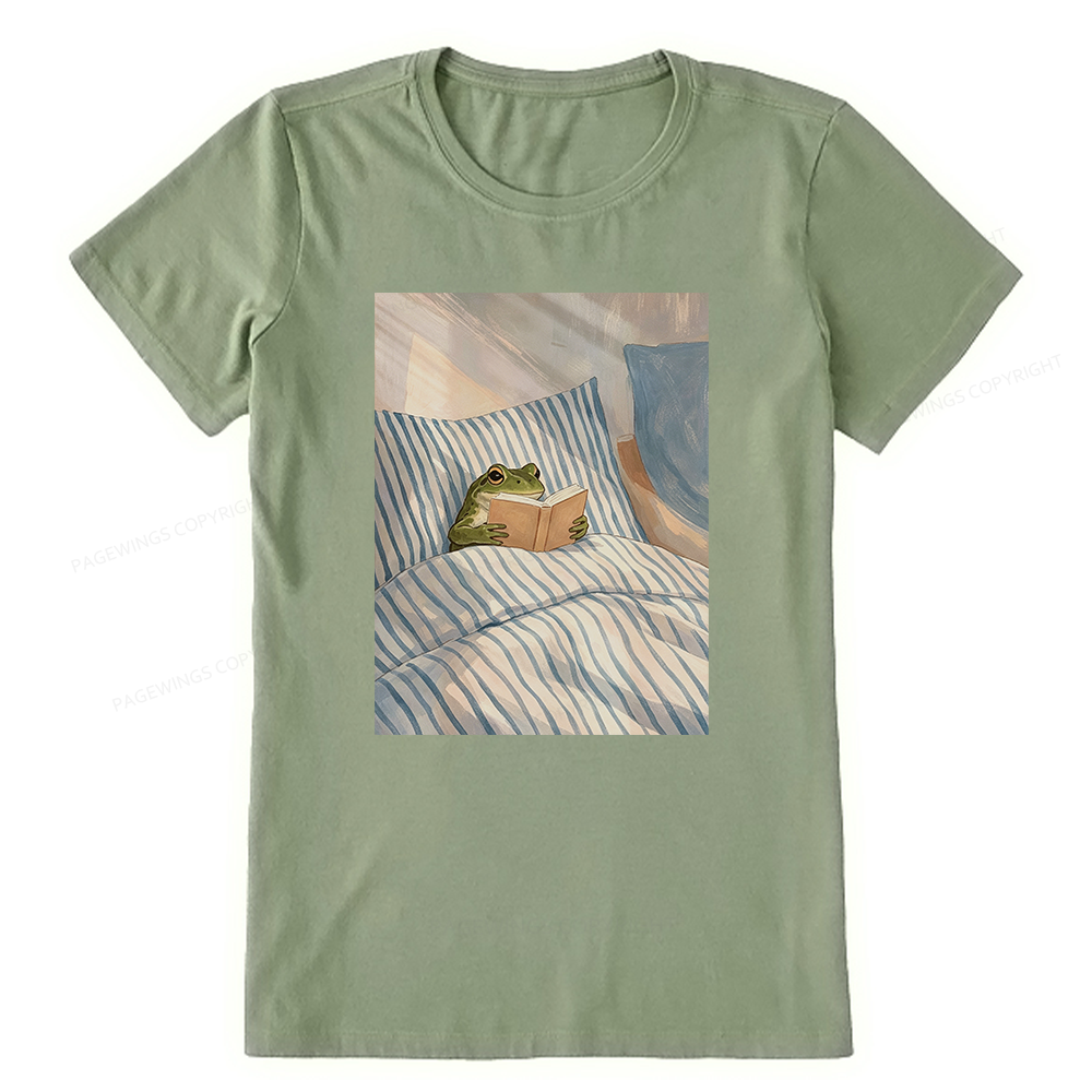 Pagewing Reading Frog Bookish Unisex Classic T-shirt