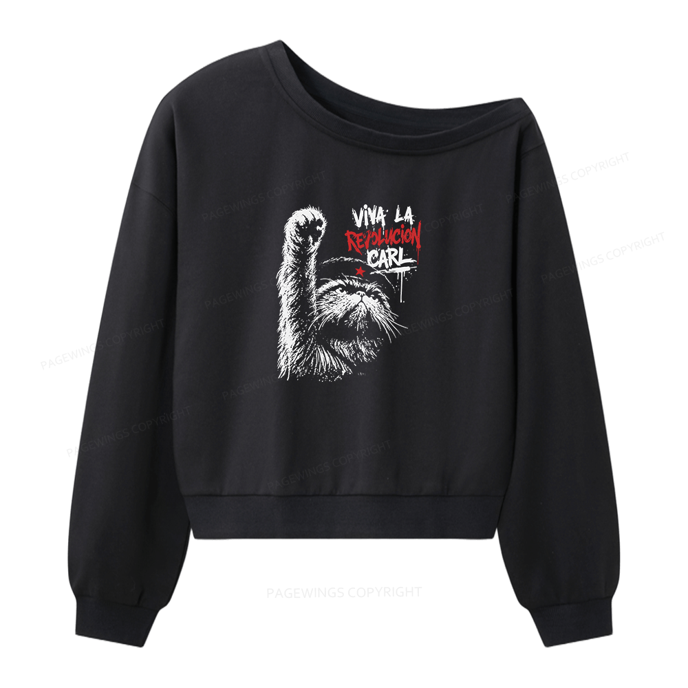 Pagewings Sci Fi Lover Women Off Shoulder Sweatshirt