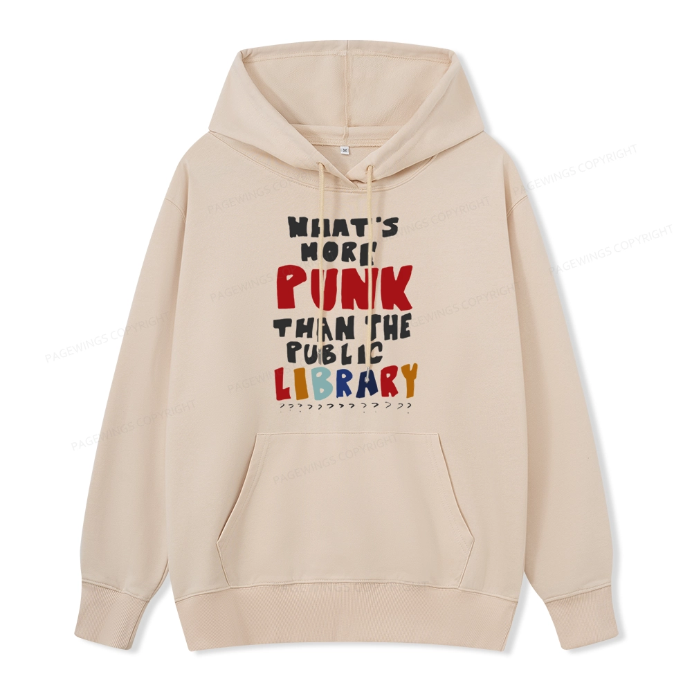 Pagewings What's More Punk Than The Public Library Unisex Classic Hoodie