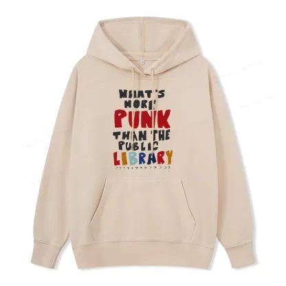 Pagewings What's More Punk Than The Public Library Unisex Classic Hoodie