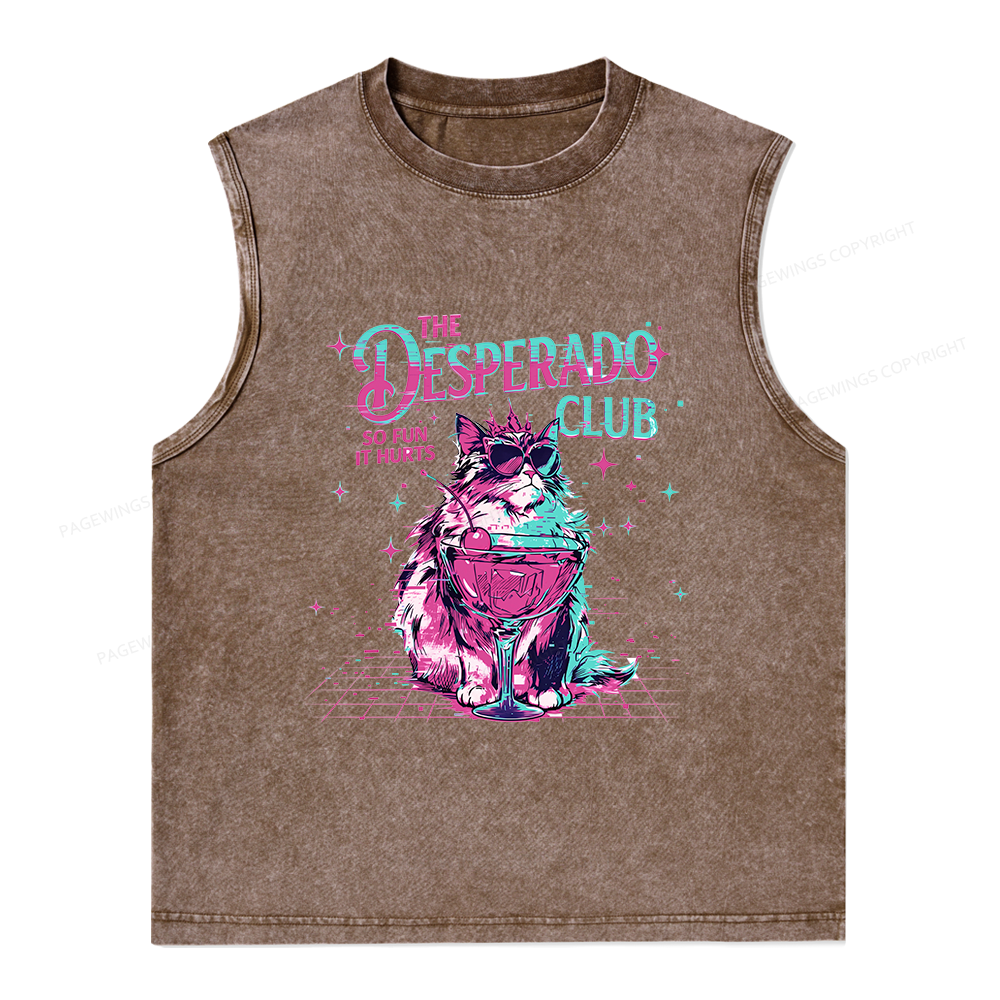 Pagewings Sci Fi Fan Unisex Washed Tank Top