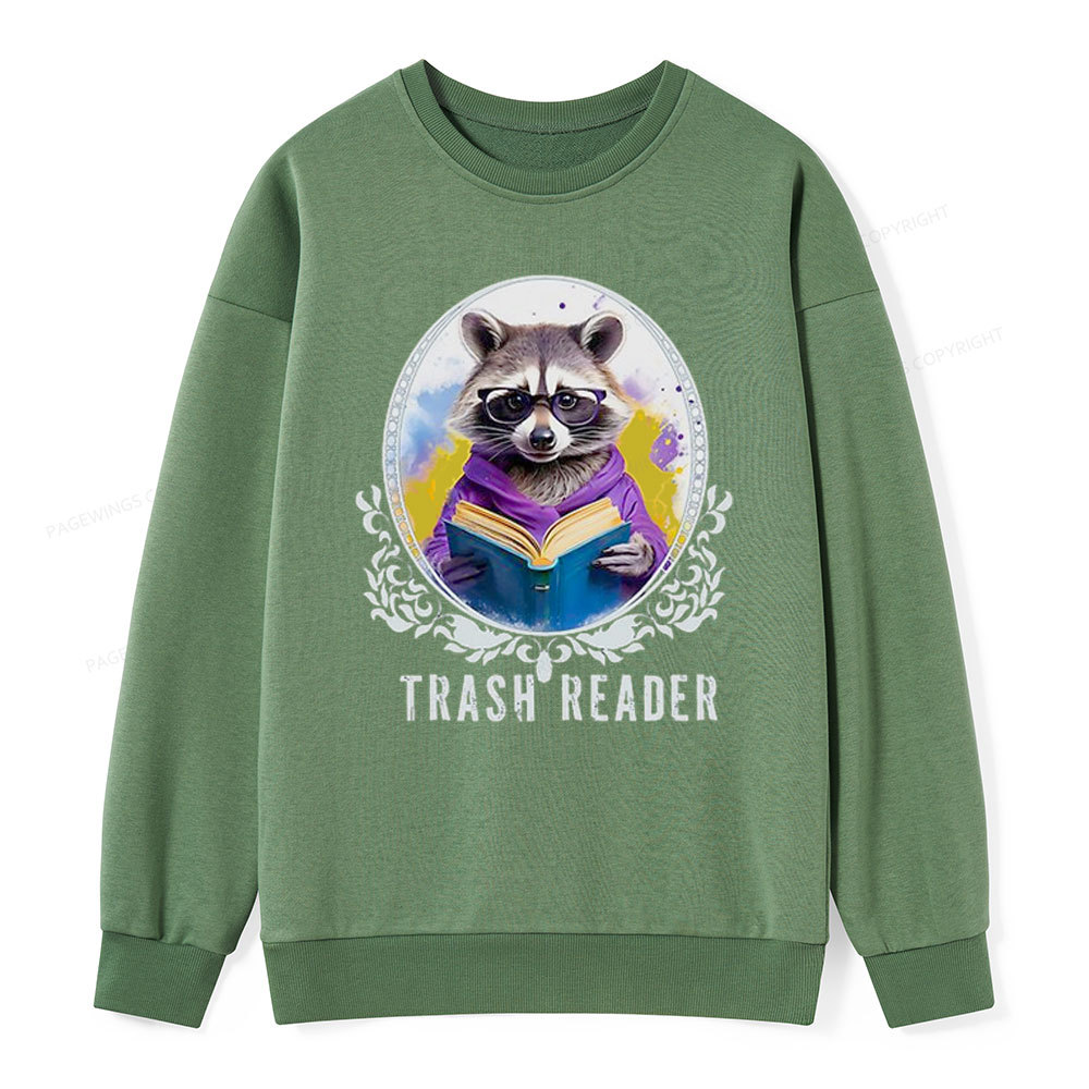 Pagewings Trash Reader Unisex Classic Sweatshirt