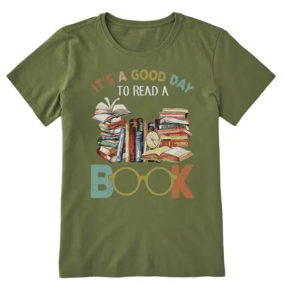 Pagewings It’s a Good Day to Read a Book Unisex Classic T-shirt