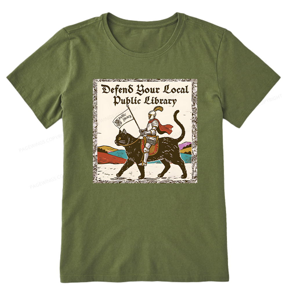 Pagewings Defend Your Local Public Library Unisex Classic T-shirt