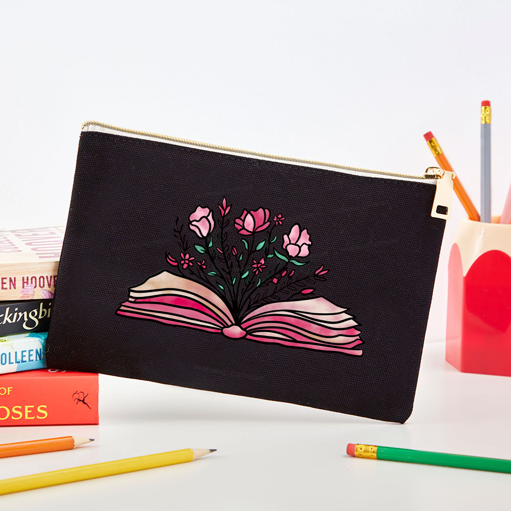 Pagewings Booktrovert Definition Funny Book Lover Png Pouch