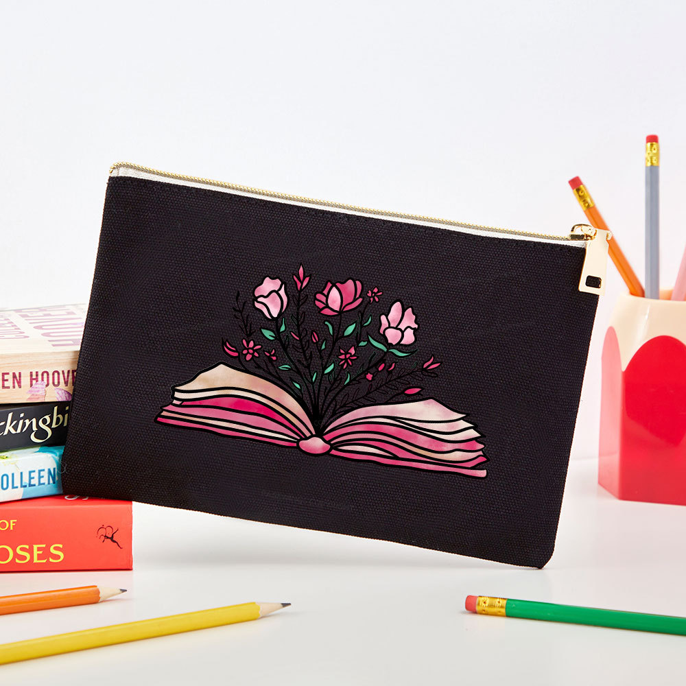 Pagewings Booktrovert Definition Funny Book Lover Png Pouch