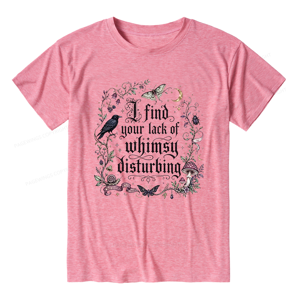 Pagewings Lack of Whimsy Unisex Heather T-Shirt