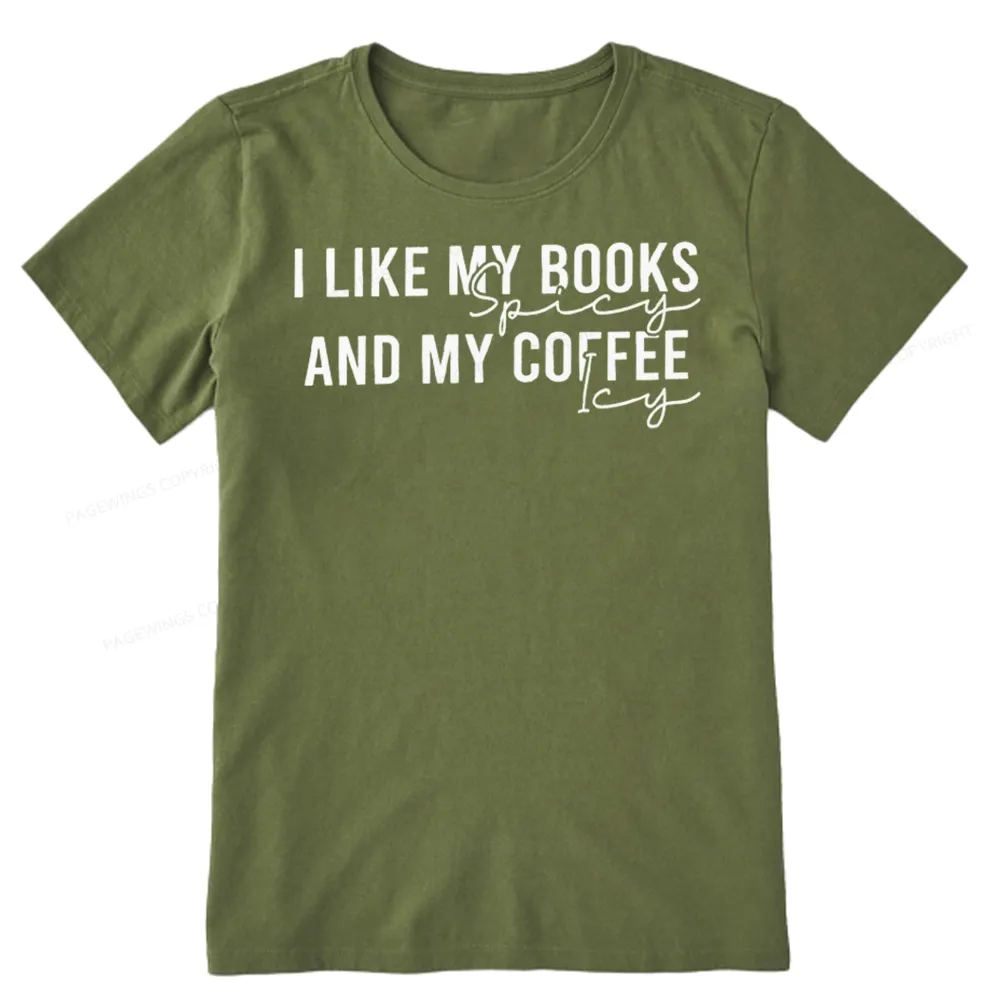 Pagewings I Like My Books And My Coffee Unisex Classic T-shirt