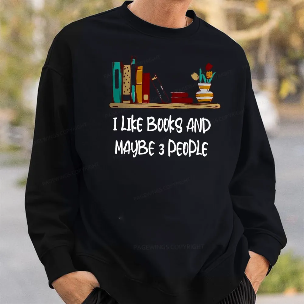 Pagewings  I Like Books World Unisex Classic Sweatshirt
