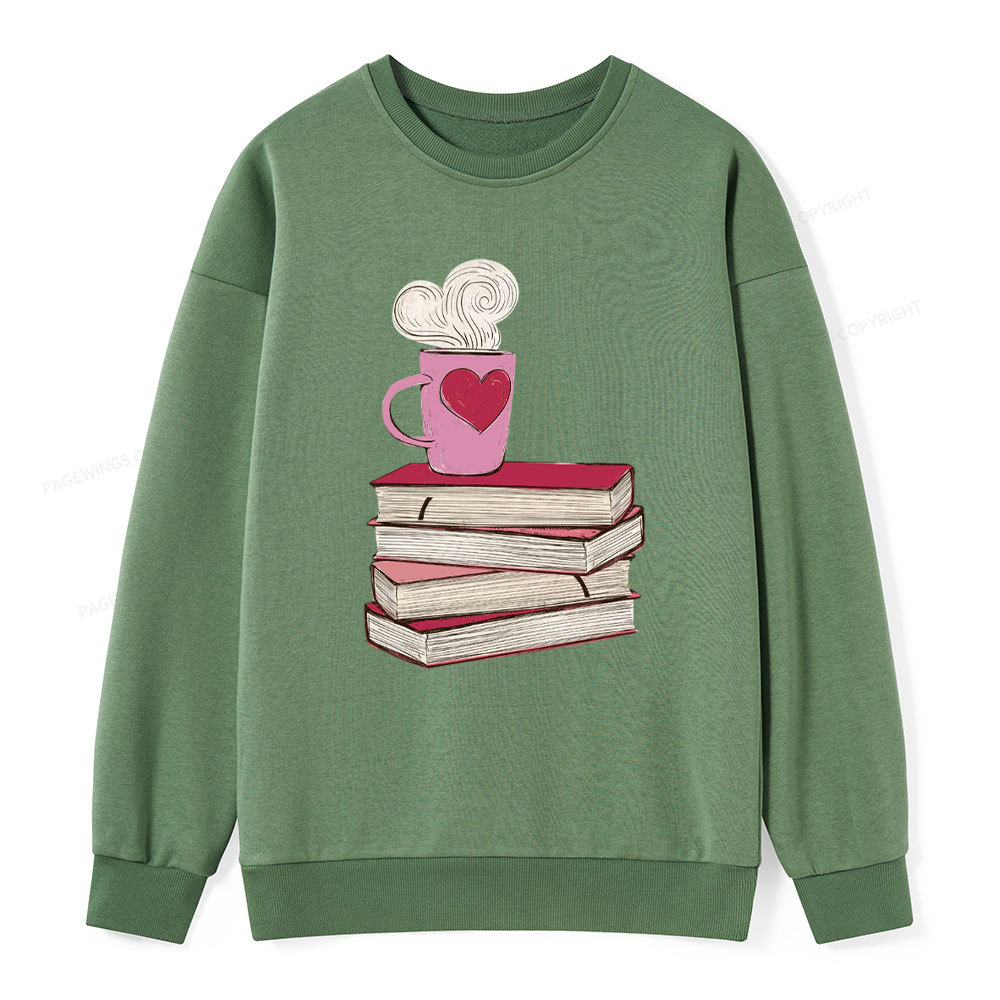 Pagewing Valentine's Day Gift for the Book Lover Unisex Classic Sweatshirt