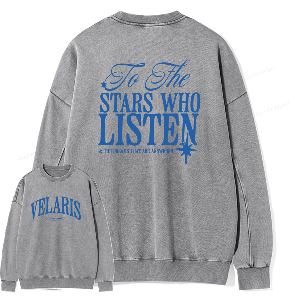 Pagewings Velaris Unisex Washed Sweatshirt