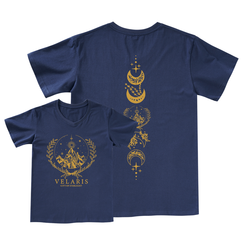 Pagewings Aelin Galathynius Fireheart V-neck T-shirt