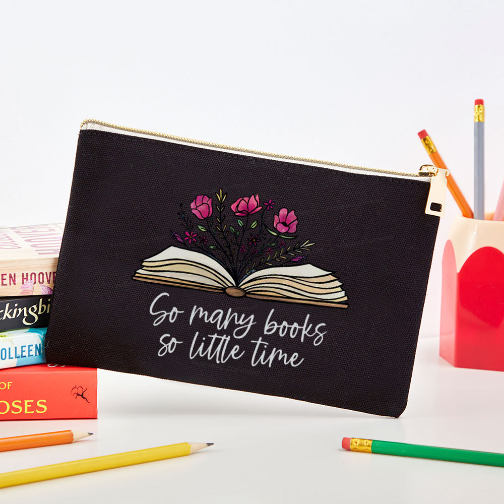 Pagewings So Many Books So Little Time Pouch