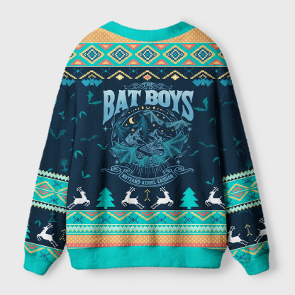 Pagewings Bat Boys Light Knit Unisex Cardigan Sweaters