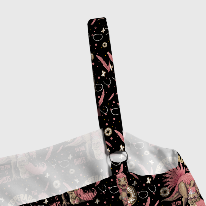 Pagewings Square Neck Sci-Fi  Lover Maxi Dress