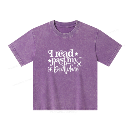 Pagewings I Read Past My Bedtime Unisex Tee Unisex Kids Washed T-shirt