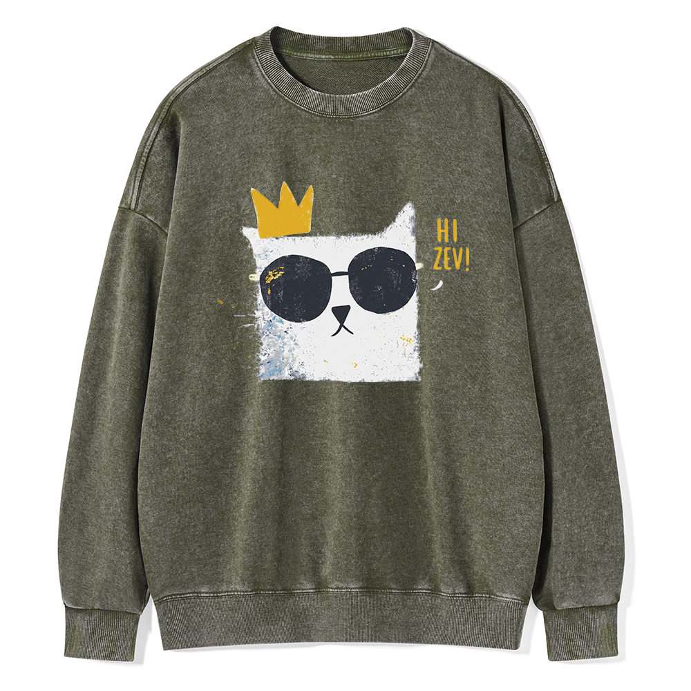 Pagewings Sci-Fi Bookish Unisex Washed Sweatshirt