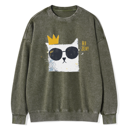Pagewings Sci-Fi Bookish Unisex Washed Sweatshirt