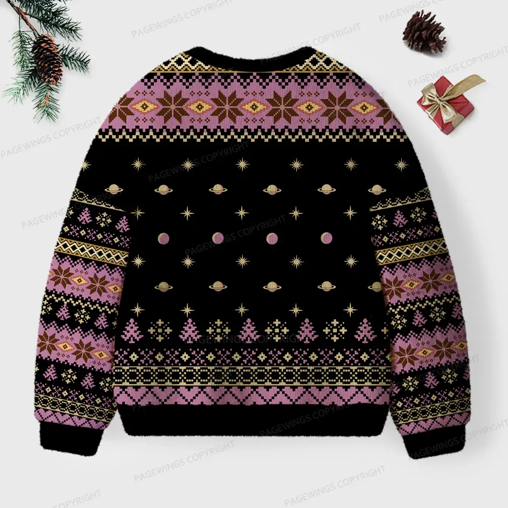 Pagewings he Rise And Fall Of Sanctuary Moon Unisex Ugly Knit Sweatshirt