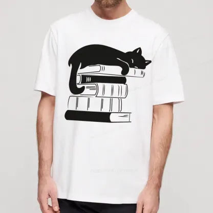 Pagewings Books And Cats Unisex Classic T-shirt