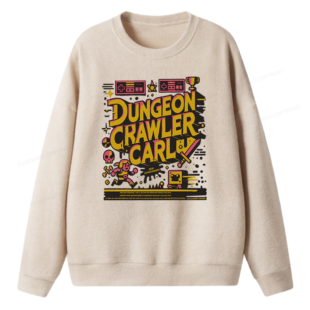 Pagewings Book New Achievement  Unisex Knit Sweatshirt