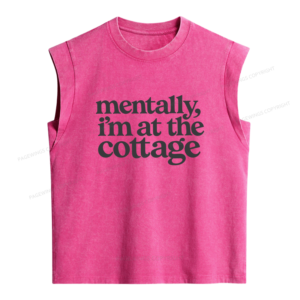 Pagewings At The Cottage Women's Washed Tank Top