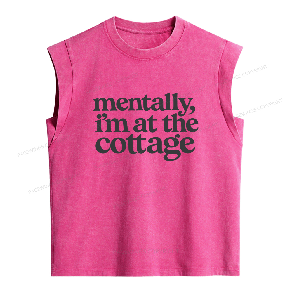 Pagewings At The Cottage Women's Washed Tank Top