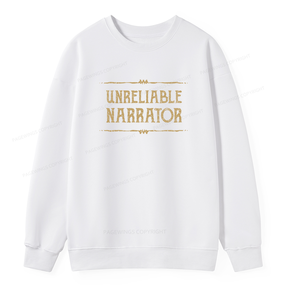 Pagewings Unreliable Narrator Unisex Classic Sweatshirt