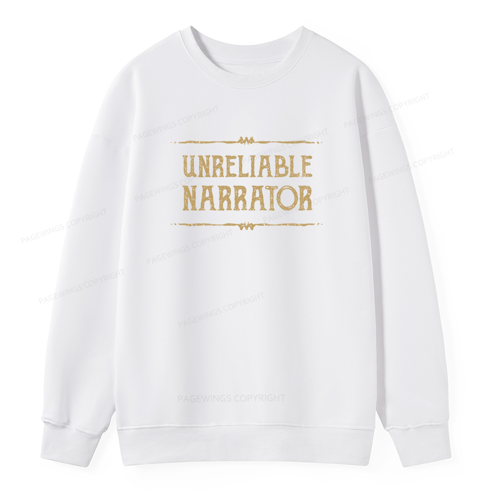 Pagewings Unreliable Narrator Unisex Classic Sweatshirt