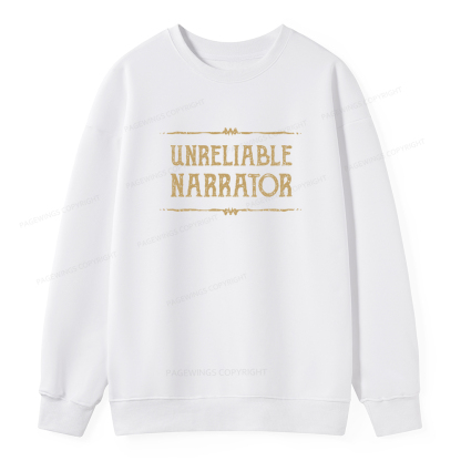 Pagewings Unreliable Narrator Unisex Classic Sweatshirt