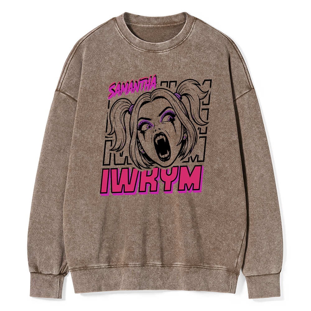 Pagewings Sci Fi Bookish Unisex Washed Sweatshirt