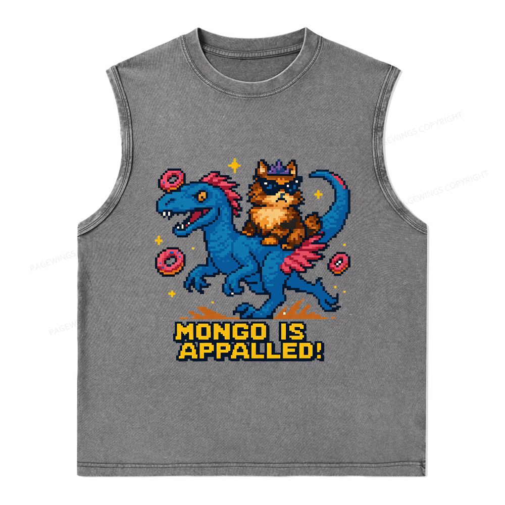 Pagewings Mongo Is Appalled Washed Tank Top
