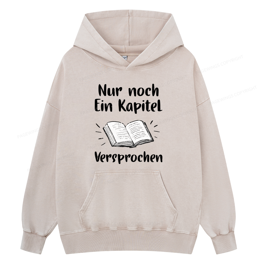 Pagewings Book on Unisex Tie Dye Unisex Washed Hoodie