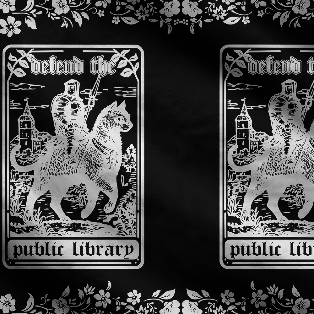 Pagewings Defend Your Local public library Women's Cardigan Sweater