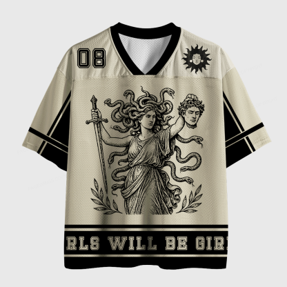 Pagewings Girls Will Be Girls Unisex Mesh Jersey