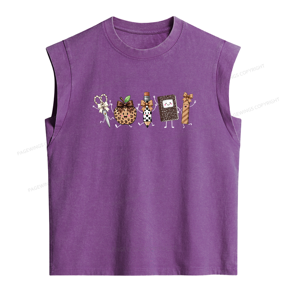 Pagewing It's a Good Day Bookish Women's Washed Tank Top