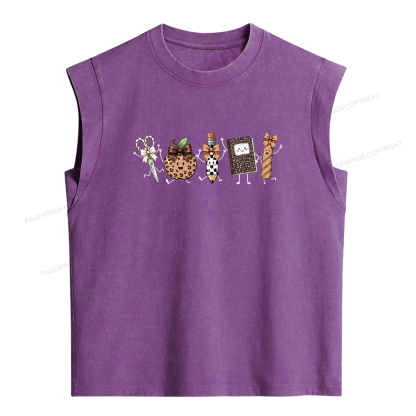 Pagewing It's a Good Day Bookish Women's Washed Tank Top