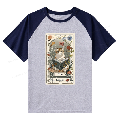 Pagewings The Reader Raglan T-shirt