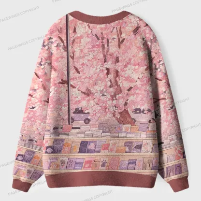 Pagewings Cozy Reading Unisex Ugly Cardigan Sweaters