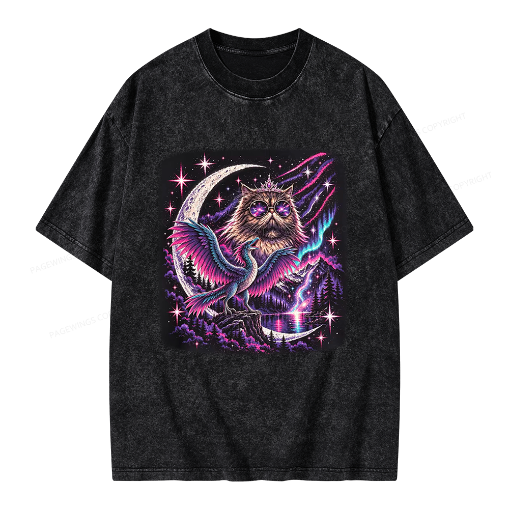 Pagewings Sci Fi Book Lover Unisex Washed T-shirt