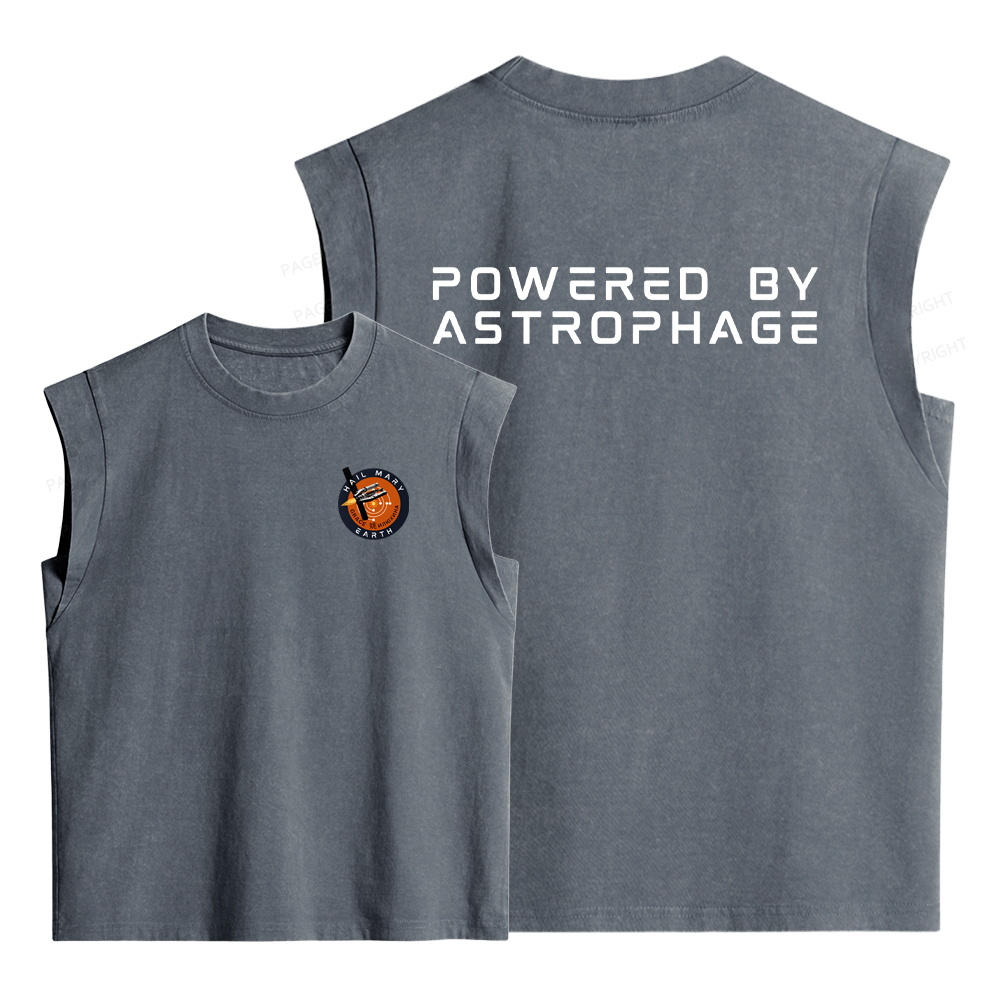Pagewings Powered By Astrophage Women's Washed Tank Top