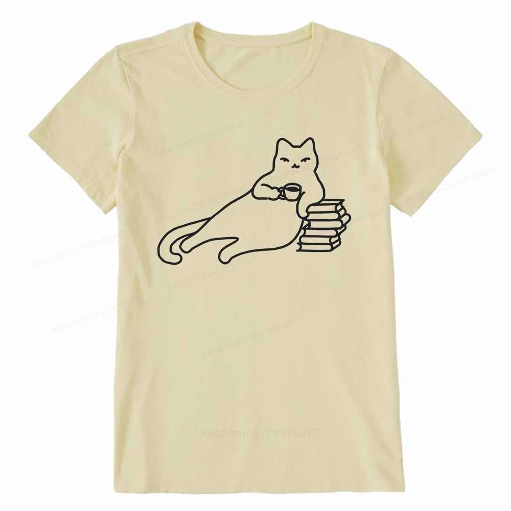 Pagewings Book Lover Shirt For Women Unisex Classic T-shirt