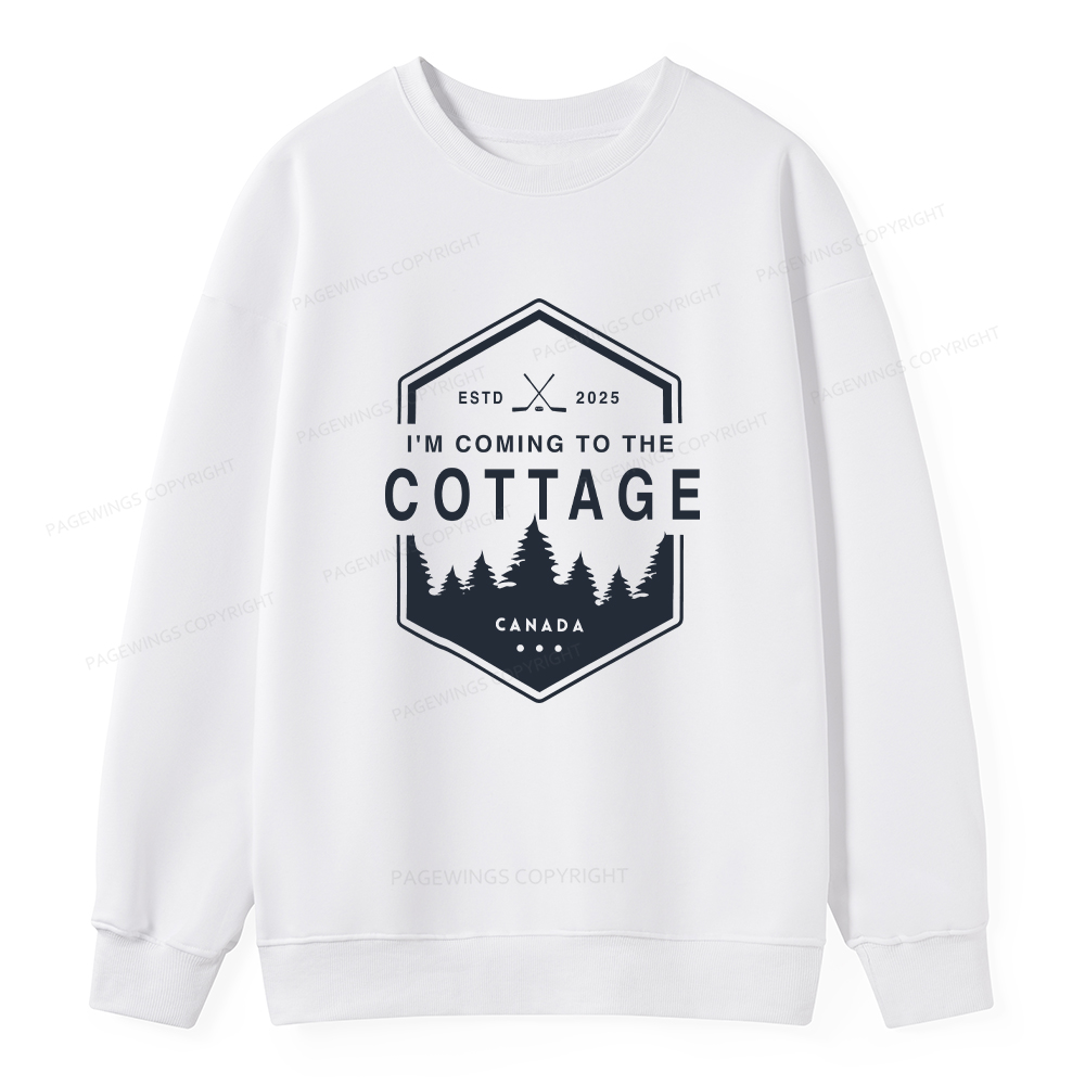 Pagewings Coming To The Cottage Classic Sweatshirt