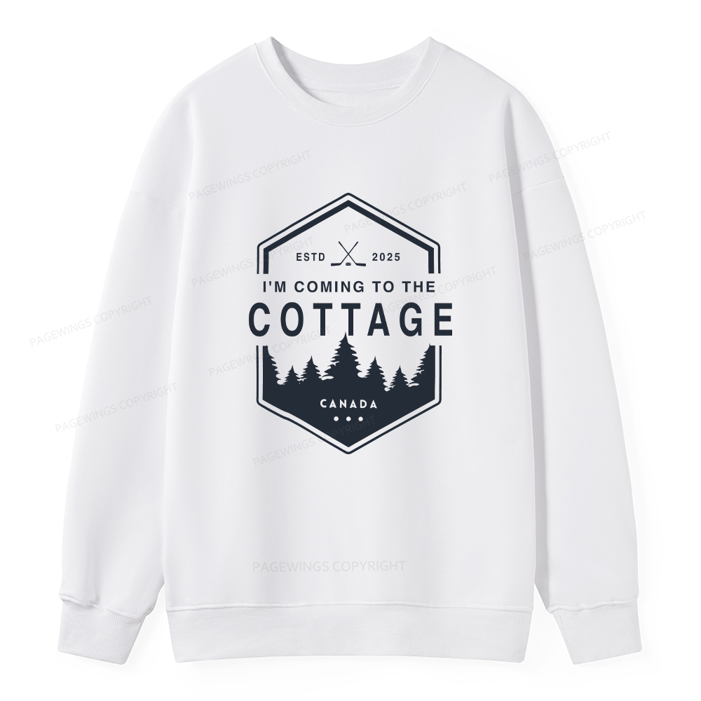 Pagewings Coming To The Cottage Classic Sweatshirt