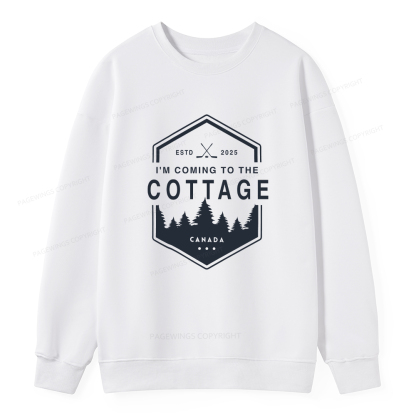 Pagewings Coming To The Cottage Classic Sweatshirt