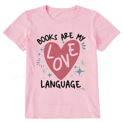 Pagewing Books Are My Love Language Unisex Classic T-shirt