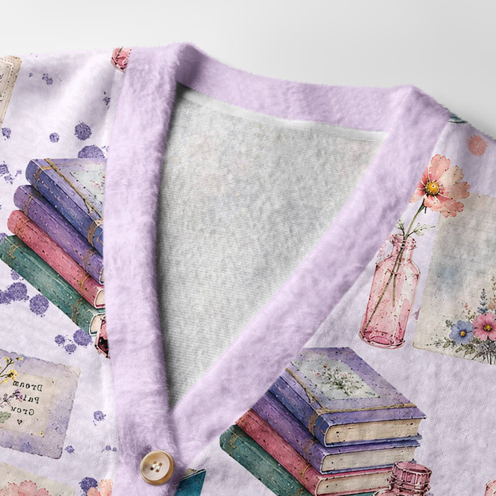 Pagewings Bookish Light Knit Unisex Cardigan Sweaters