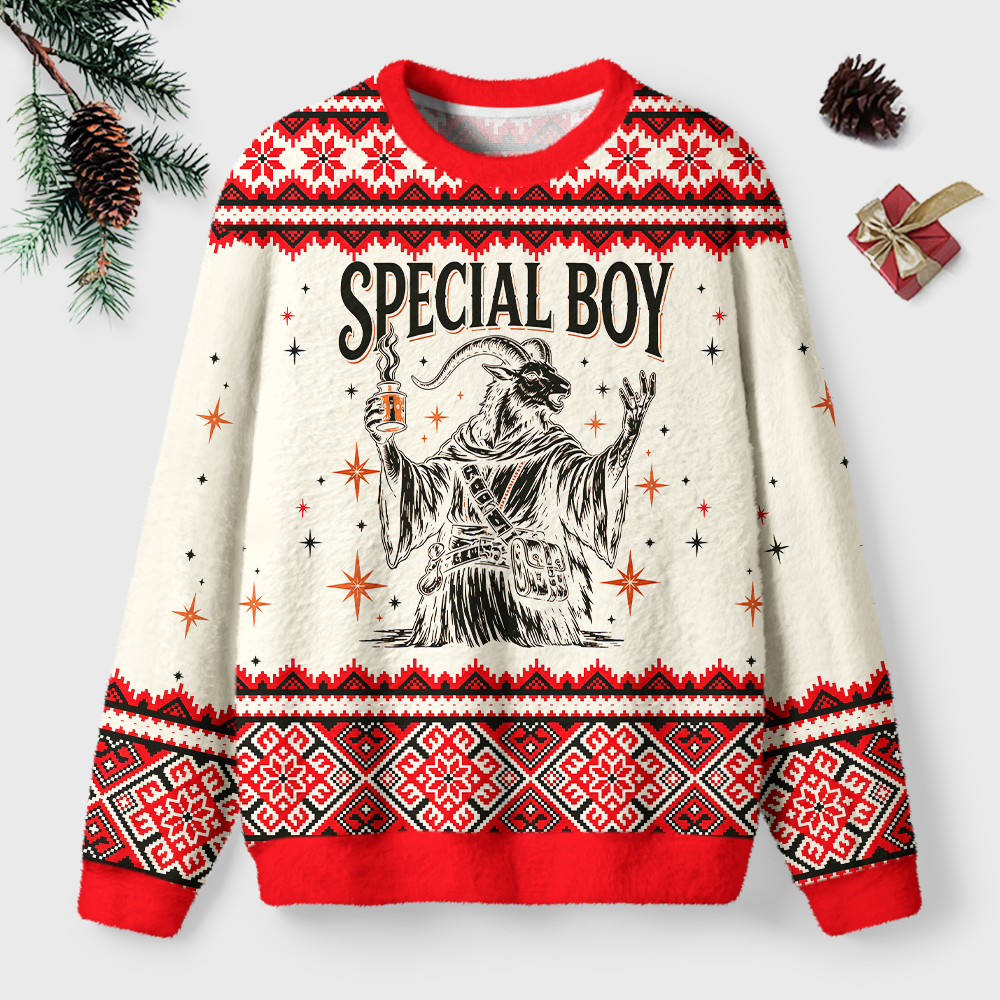 Pagewings Sci Fi Book Lover Unisex Ugly Light Knit Sweatshirt