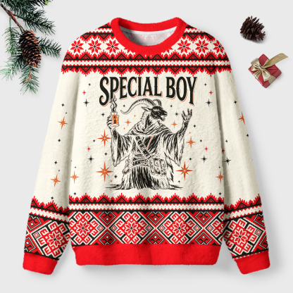 Pagewings Sci Fi Book Lover Unisex Ugly Light Knit Sweatshirt
